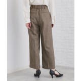 《美人百花掲載》ヴィンテージツイードタックワイドパンツ【洗濯機洗い可/防シワ】 | index | 詳細画像16