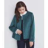 《5color/XS-LLsize》ウール混ノーカラーショートコート | index | 詳細画像23 