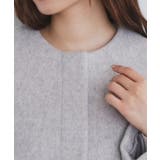 《5color/XS-LLsize》ウール混ノーカラーショートコート | index | 詳細画像35 