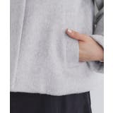 《5color/XS-LLsize》ウール混ノーカラーショートコート | index | 詳細画像39 