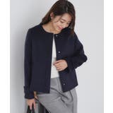《5color/XS-LLsize》ウール混ノーカラーショートコート | index | 詳細画像28 