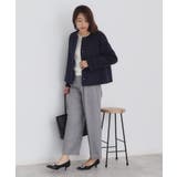 《5color/XS-LLsize》ウール混ノーカラーショートコート | index | 詳細画像30 