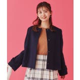 《5color/XS-LLsize》ウール混ノーカラーショートコート | index | 詳細画像6 