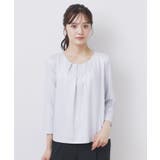 《S-3Lサイズ》タックビジュートップス【洗濯機洗い可】 | index | 詳細画像13 