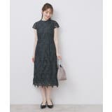 バイカラーレースワンピース【洗濯機洗い可】 | index | 詳細画像10 