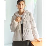 KAWADAダウンペプラムショートコート【撥水/洗濯機OK/静電気防止裏地】 | index | 詳細画像1