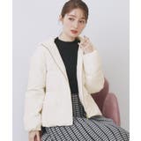 アイボリー(004) | KAWADAダウンペプラムショートコート【撥水/洗濯機OK/静電気防止裏地】 | index