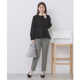 ウォームストレッチテーパードパンツ【洗濯機OK 防シワ 吸湿発熱】《XS～3L》 | index | 詳細画像3 