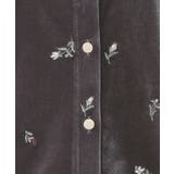 小花刺繍ベロアショートカーディガン【洗濯機OK】 | index | 詳細画像4 