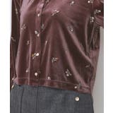 小花刺繍ベロアショートカーディガン【洗濯機OK】 | index | 詳細画像18 