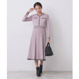 バイカラードッキング風ニットワンピース【洗濯機OK/抗ピル】 | index | 詳細画像6 