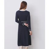 バイカラードッキング風ニットワンピース【洗濯機OK/抗ピル】 | index | 詳細画像10 