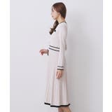 バイカラードッキング風ニットワンピース【洗濯機OK/抗ピル】 | index | 詳細画像14 