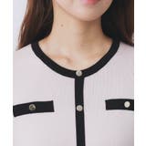 バイカラードッキング風ニットワンピース【洗濯機OK/抗ピル】 | index | 詳細画像16 