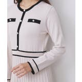 バイカラードッキング風ニットワンピース【洗濯機OK/抗ピル】 | index | 詳細画像18 