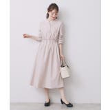 シャンブレーツイルドッキングフレアワンピース【洗濯機OK/イージーアイロン】 | index | 詳細画像6 