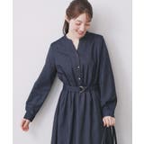 シャンブレーツイルドッキングフレアワンピース【洗濯機OK/イージーアイロン】 | index | 詳細画像15 