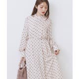 ドットデザインタックワンピース【洗濯機OK/イージーアイロン】 | index | 詳細画像3 