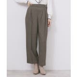 カルゼツイードストレッチワイドパンツ【洗濯機OK 防シワ イージーアイロン | index | 詳細画像17 