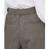 カルゼツイードストレッチワイドパンツ【洗濯機OK 防シワ イージーアイロン | index | 詳細画像21 