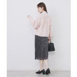 ラメフェザーヤーンVネックカーディガン【洗濯機OK】 | index | 詳細画像11