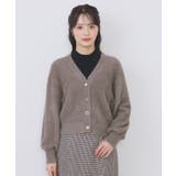 ラメフェザーヤーンVネックカーディガン【洗濯機OK】 | index | 詳細画像17