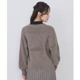 ラメフェザーヤーンVネックカーディガン【洗濯機OK】 | index | 詳細画像19