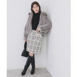 チェックツィードスカート/セットアップ対応【洗える】 | index | 詳細画像4 