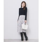 フラワープリーツドッキングニットワンピース【洗濯機OK】 | index | 詳細画像20 