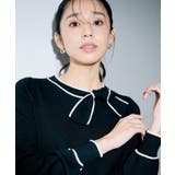 サイドリボンバイカラーニット【洗濯機OK】 | index | 詳細画像45 