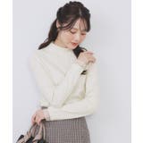 ランダムリブハイネックトップス【洗濯機OK/吸湿発熱】 | index | 詳細画像1