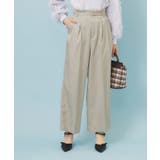 ベルト付き2タックワイドパンツ【洗濯機OK ストレッチ 防シワ | index | 詳細画像21 