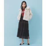 パール調ロゴクルーネックニット【洗濯機OK】 | index | 詳細画像7 