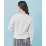 パール調ロゴクルーネックニット【洗濯機OK】 | index | 詳細画像15 