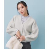 リボンブローチフィルムラメフェザーカーディガン【洗濯機OK】 | index | 詳細画像6