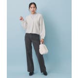 リボンブローチフィルムラメフェザーカーディガン【洗濯機OK】 | index | 詳細画像8