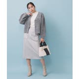 リボンブローチフィルムラメフェザーカーディガン【洗濯機OK】 | index | 詳細画像14