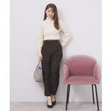 タートルネックタックパフスリーブニット【洗濯機OK】 | index | 詳細画像4 