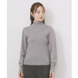 タートルネックタックパフスリーブニット【洗濯機OK】 | index | 詳細画像23 