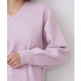 片畦Vネックボクシーパフニット【洗濯機OK】 | index | 詳細画像27 