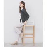 ビジュークルーネックカーディガン【洗濯機OK】《7col/XS~LL》 | index | 詳細画像3