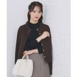 ビジュークルーネックカーディガン【洗濯機OK】《7col/XS~LL》 | index | 詳細画像6