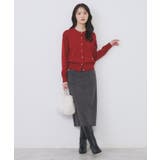 ビジュークルーネックカーディガン【洗濯機OK】《7col/XS~LL》 | index | 詳細画像17