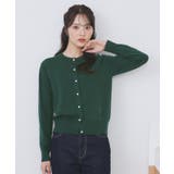 ビジュークルーネックカーディガン【洗濯機OK】《7col/XS~LL》 | index | 詳細画像26