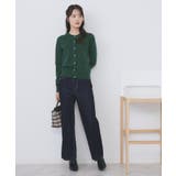 ビジュークルーネックカーディガン【洗濯機OK】《7col/XS~LL》 | index | 詳細画像27