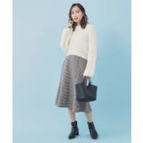 透かし編みショートフェザーニット【洗濯機OK】 | index | 詳細画像2 