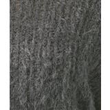 透かし編みショートフェザーニット【洗濯機OK】 | index | 詳細画像8 