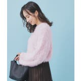 透かし編みショートフェザーニット【洗濯機OK】 | index | 詳細画像9 