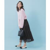 透かし編みショートフェザーニット【洗濯機OK】 | index | 詳細画像11 