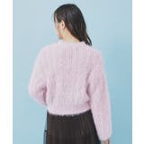 透かし編みショートフェザーニット【洗濯機OK】 | index | 詳細画像15 